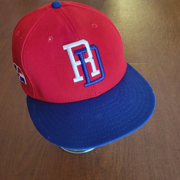 Dominican Republic Hat New Era  World Baseball Classic 7 1/8 Black 59Fifty - Picture 1 of 11